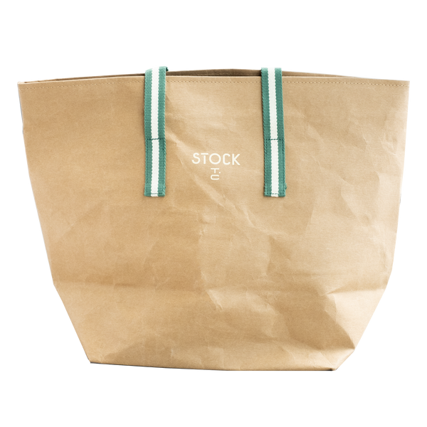 Stock T.C Reusable Brown Shopping Bag