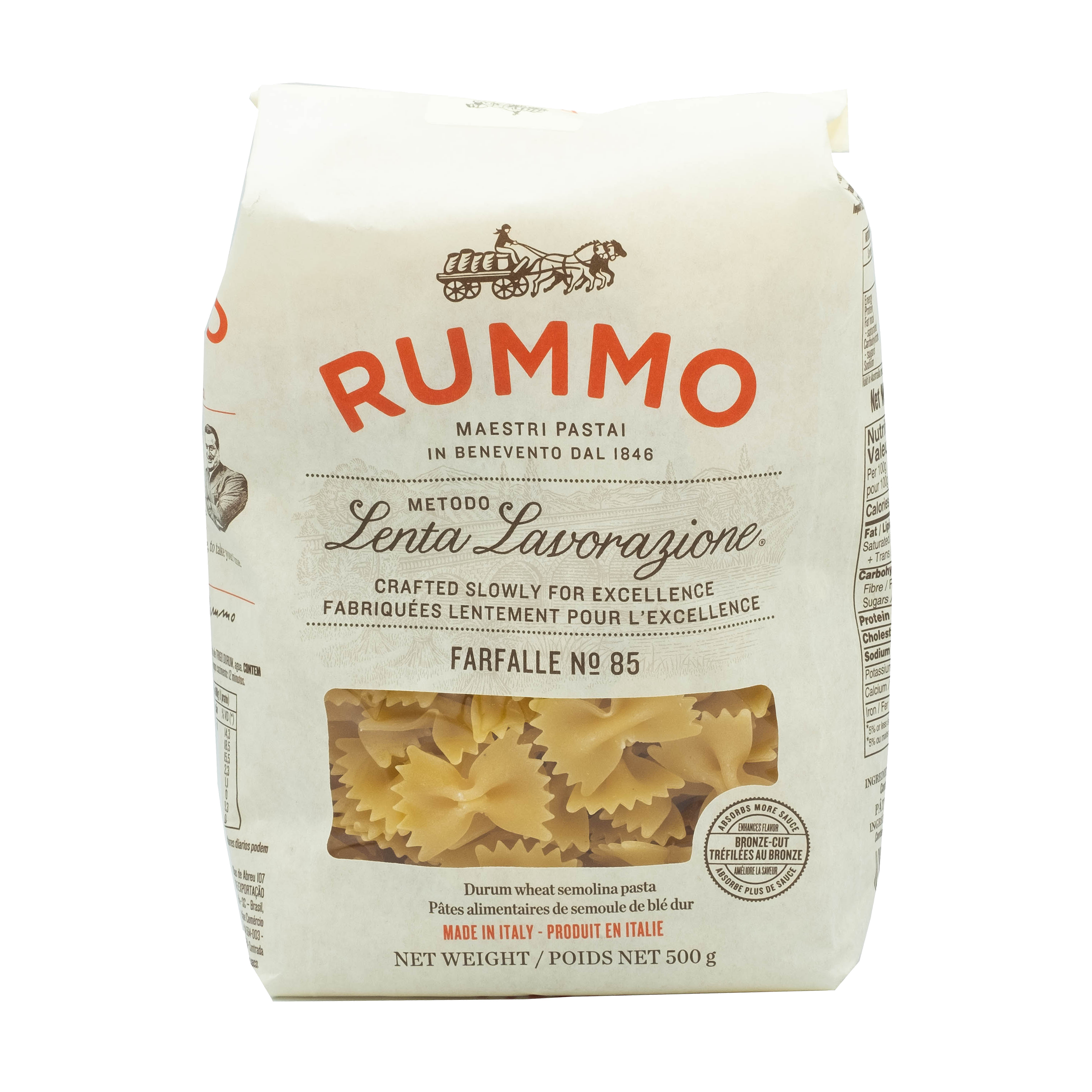 Rummo - Farfalle #85 - Pasta - 454g (16 oz) – Cerini Coffee & Gifts