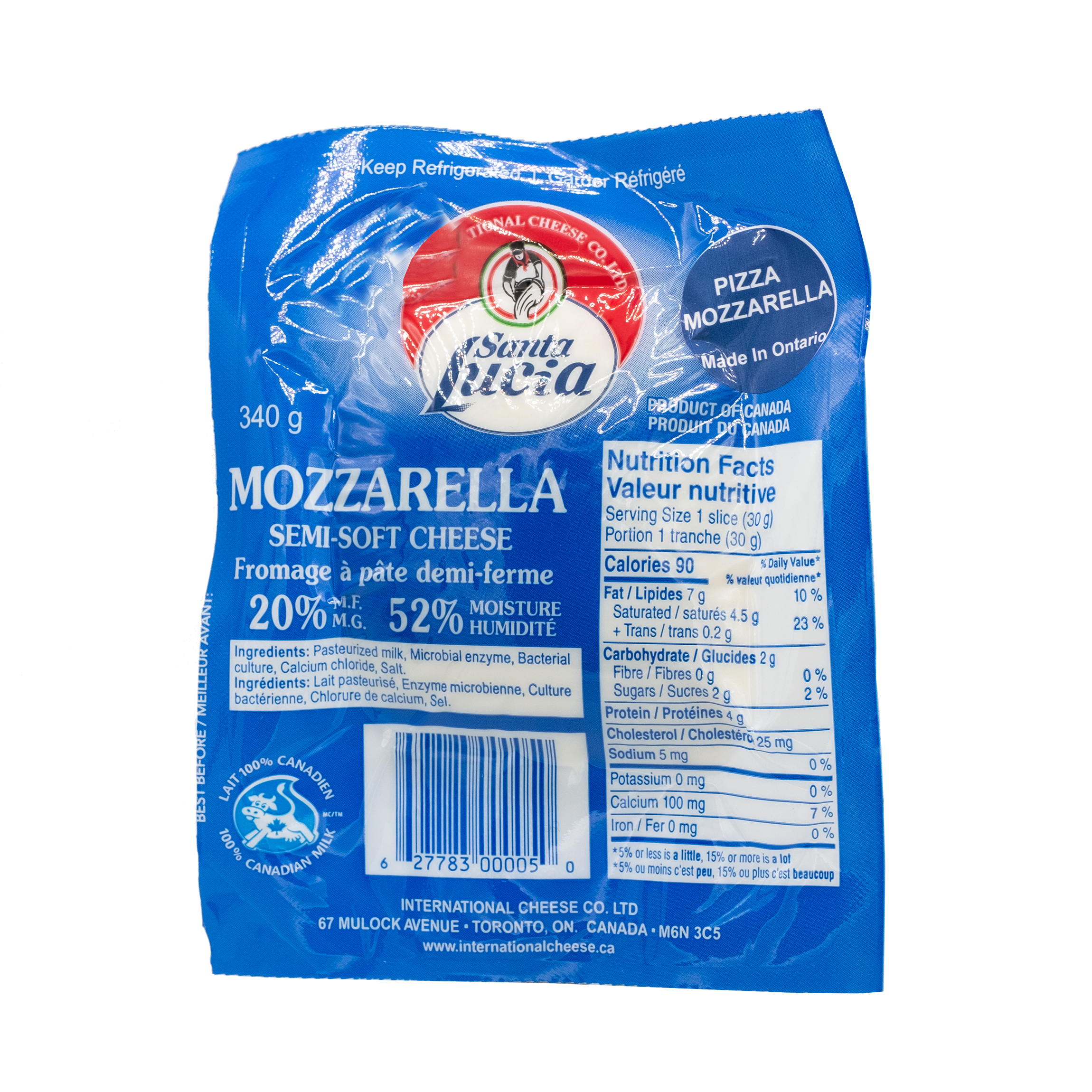 Santa Lucia Pizza Mozzarella – STOCK T.C