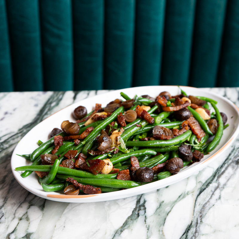 Thanksgiving Green Beans and Guanciale