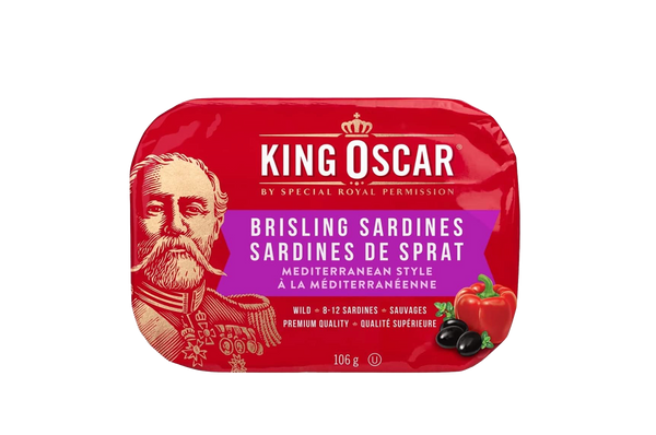 King Oscar Brisling Sardines (Mediterranean Style)