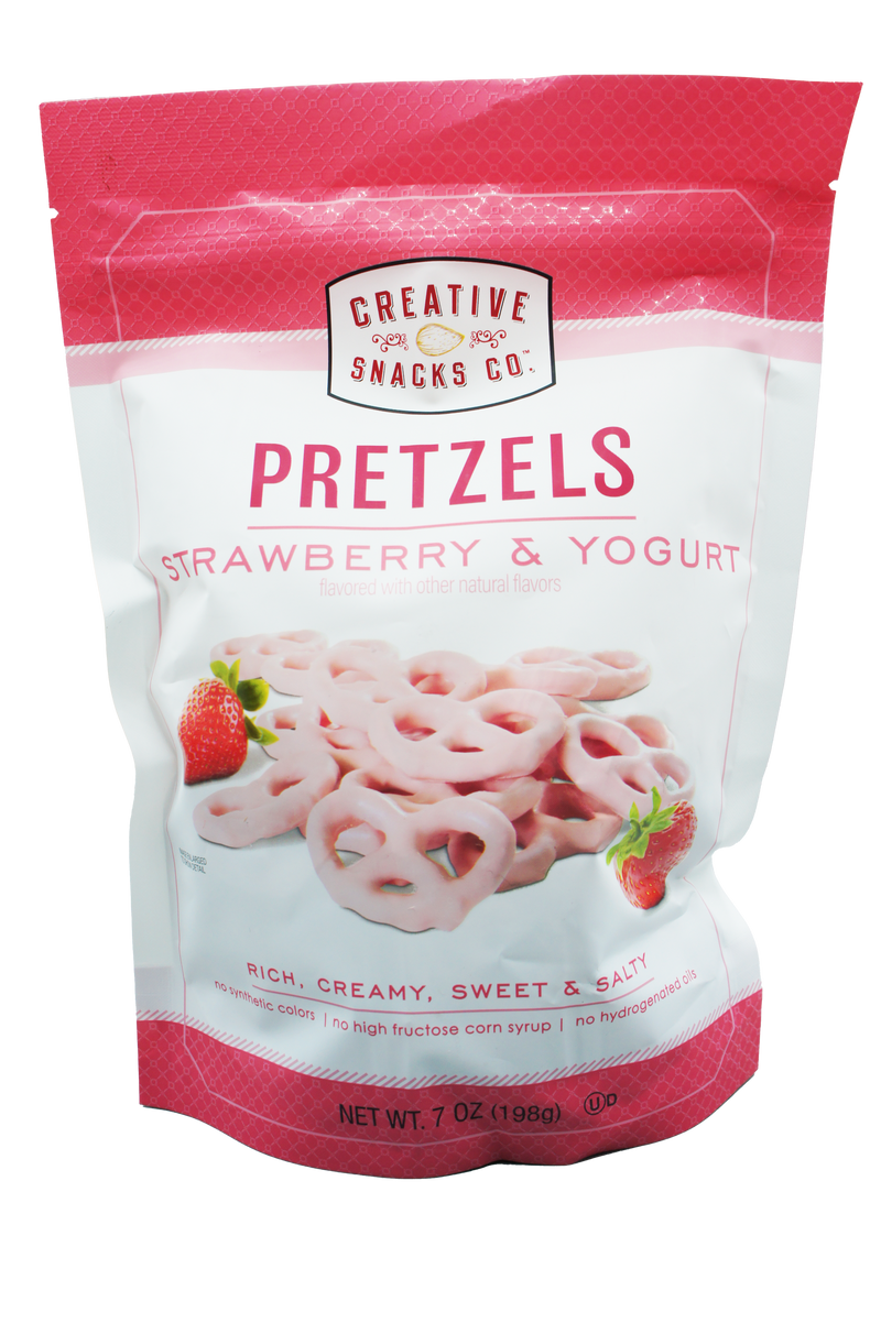 Creative Snacks Co Strawberry & Yogurt Pretzels