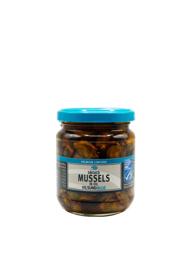 Vilsund Blue Smoked Mussels (in Oil)