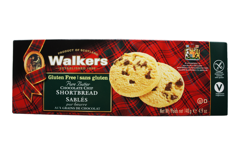 Walkers Gluten Free Chocolate Chip Shortbread