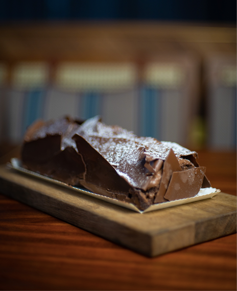 Holiday Dark Chocolate Log - GF