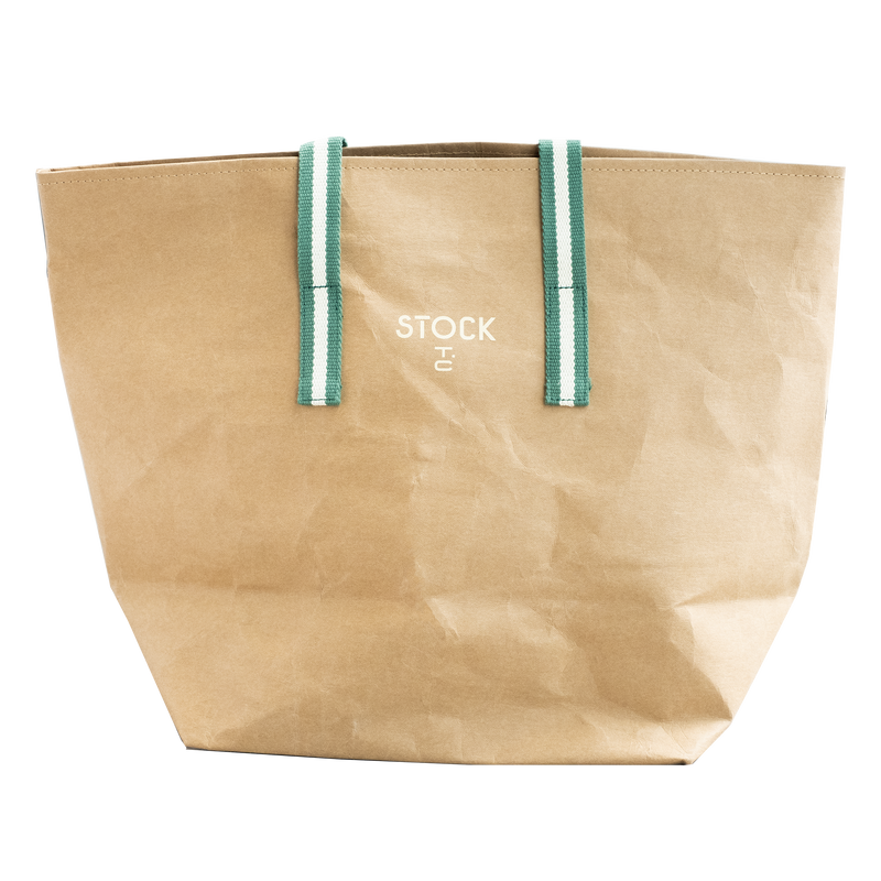 Stock T.C Reusable Brown Shopping Bag
