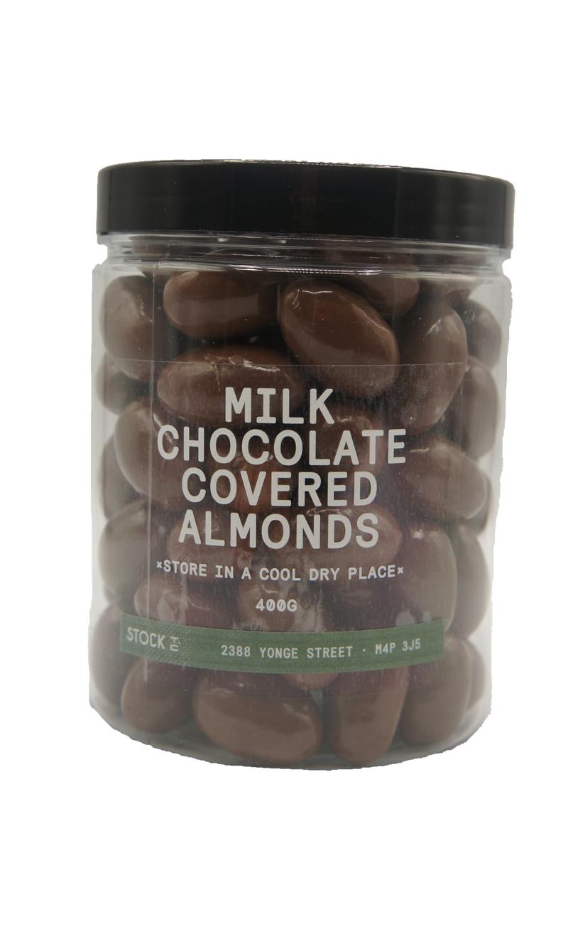 STOCK T.C Milk Chocolate Covered Almonds