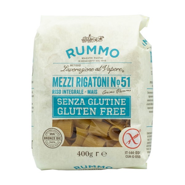 STOCK T.C Rummo Gluten-Free Mezzi Rigatoni No. 51