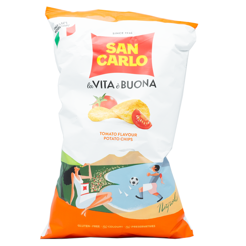 STOCK T.C San Carlo Tomato Flavour Potato Chips