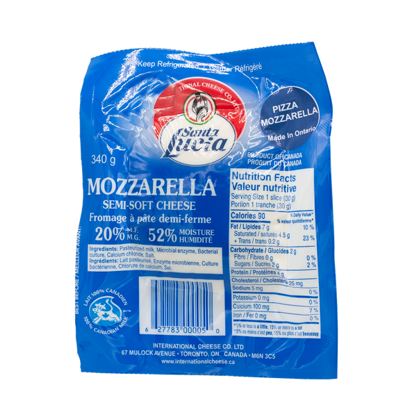 Santa Lucia Pizza Mozzarella – STOCK T.C