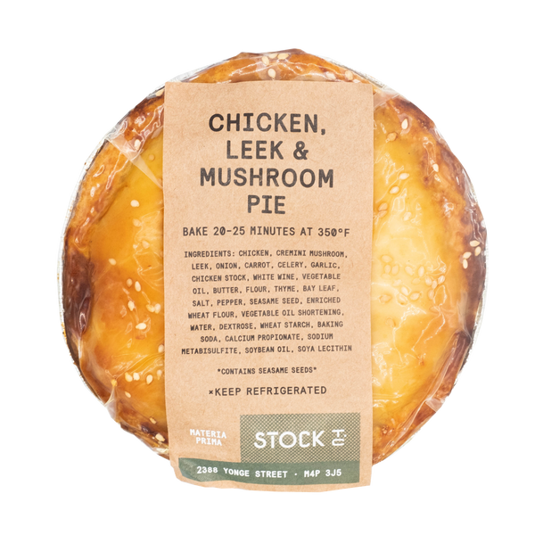 STOCK T.C Chicken, Leek & Mushroom Pie Small