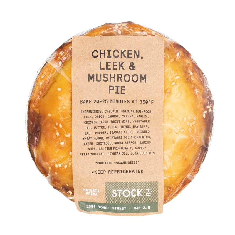 STOCK T.C Chicken, Leek & Mushroom Pie Small