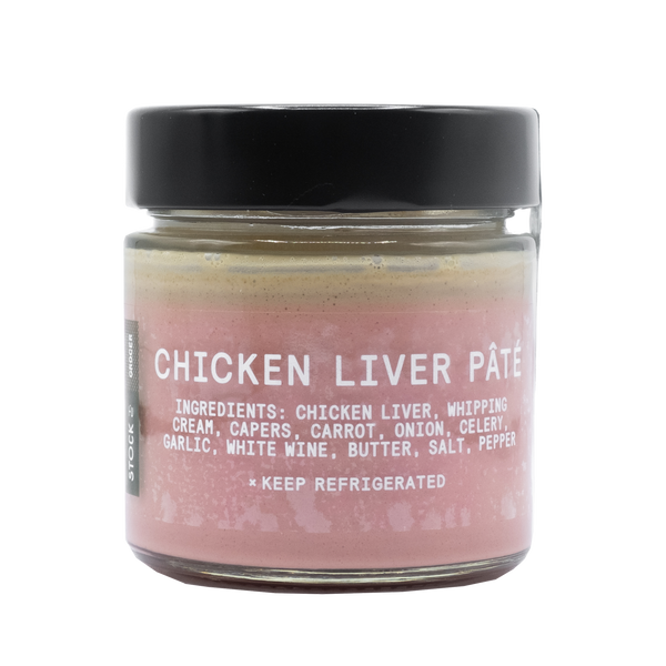 STOCK BAR chicken liver pate