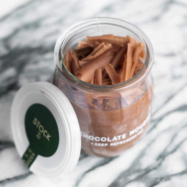 STOCK T.C Chocolate Mousse in a jar