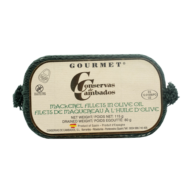 Gourmet Mackerel Fillets in Olive Oil