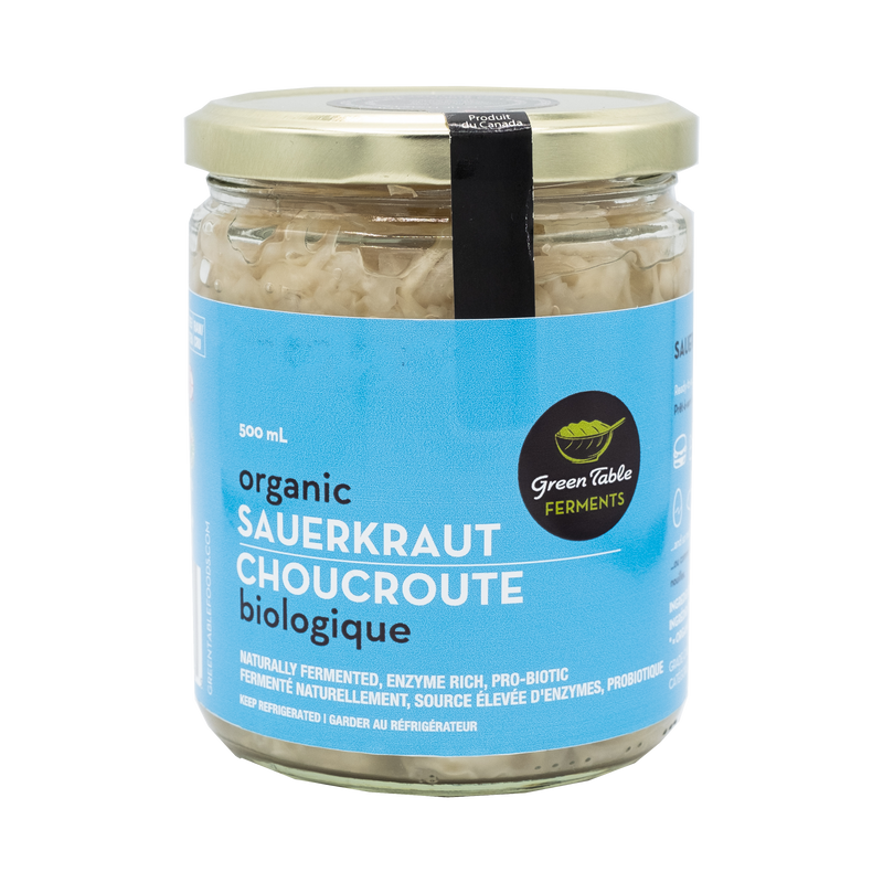 STOCK BAR green table organic sauerkraut
