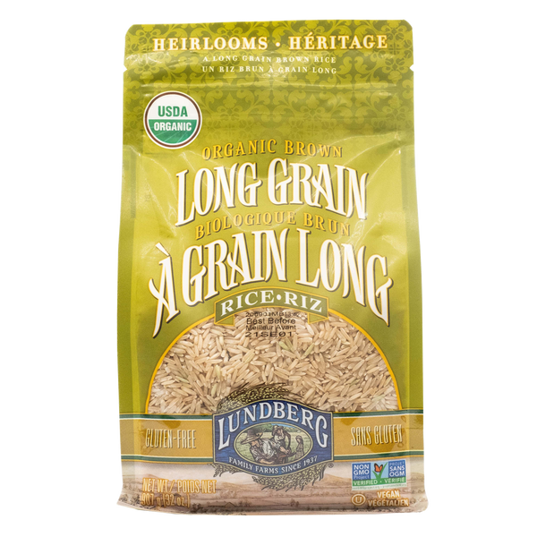 STOCK T.C Lundberg Organic Brown Long Grain Rice