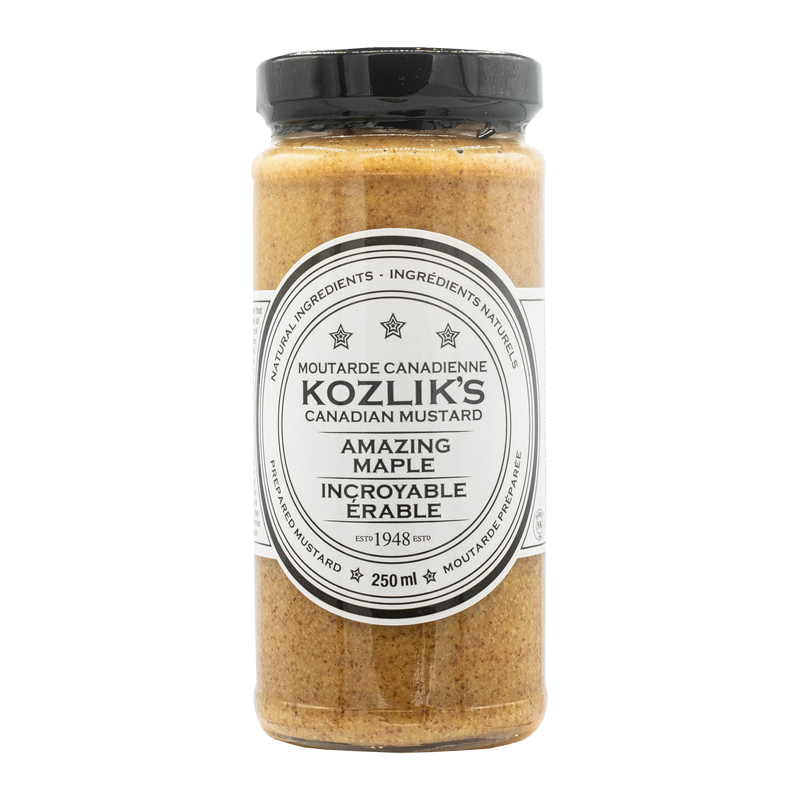 STOCK BAR kozlik's canadian mustard amazing maple